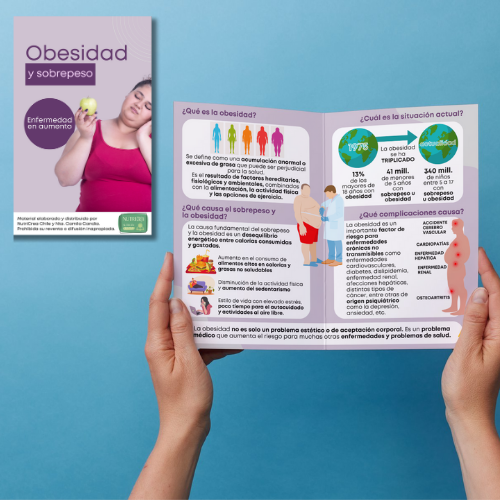 Díptico PDF Obesidad y sobrepeso