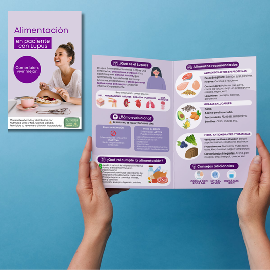 Díptico PDF Alimentación en paciente con Lupus