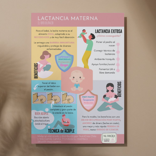 Infografía PNG Lactancia materna