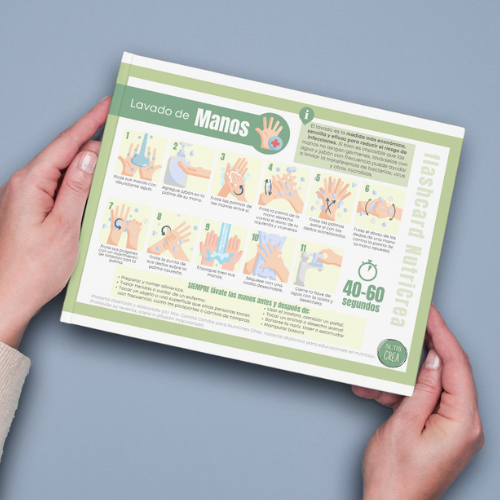 Flashcard PDF Lavado de manos
