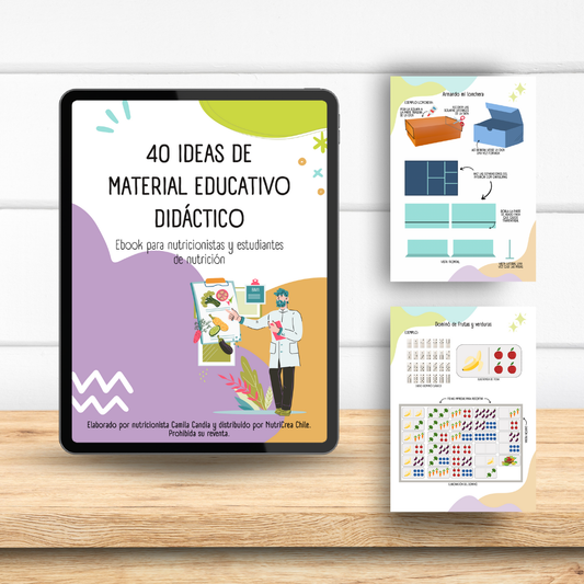 eBook 40 ideas de material educativo didáctico